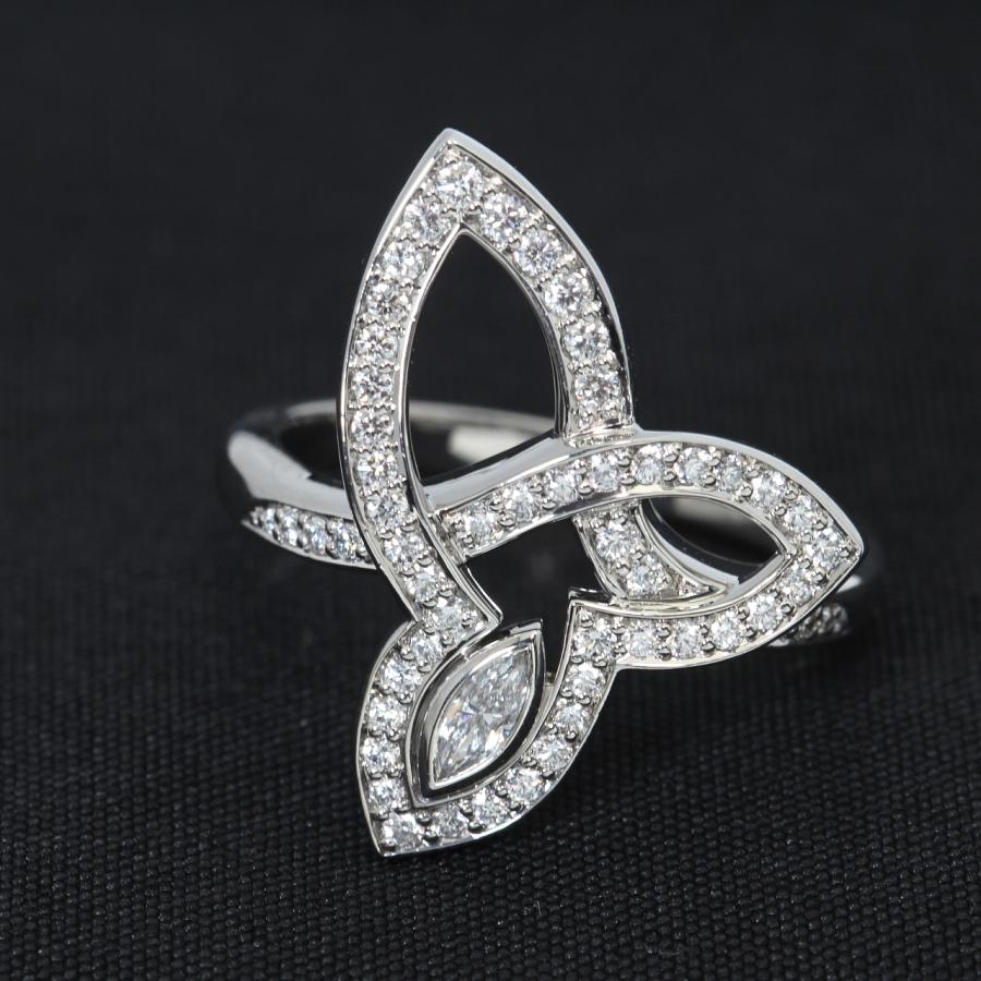 ハリー・ウィンストン（HARRY WINSTON） 美品 リリークラスター ダイヤ