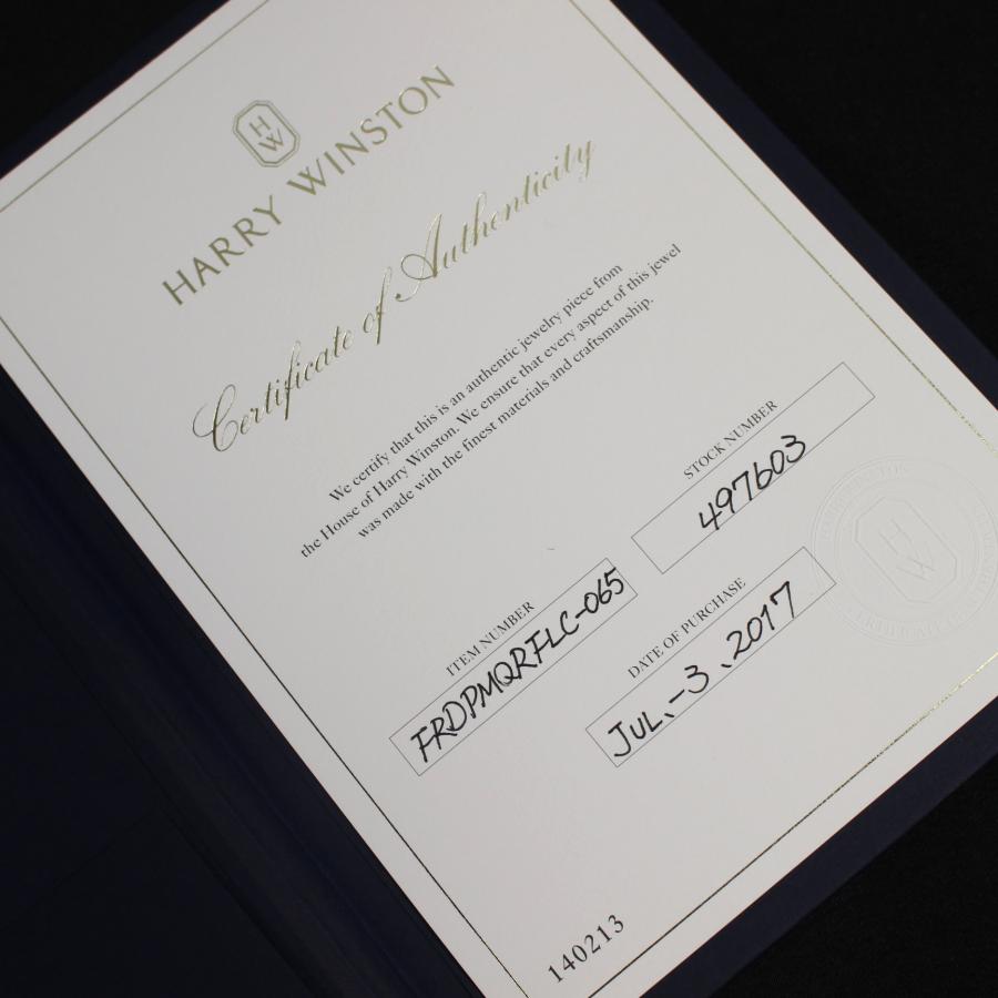 ハリー・ウィンストン（HARRY WINSTON） 美品 リリークラスター ダイヤ