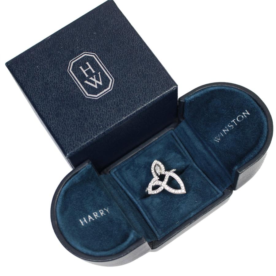 ハリー・ウィンストン（HARRY WINSTON） 美品 リリークラスター ダイヤ