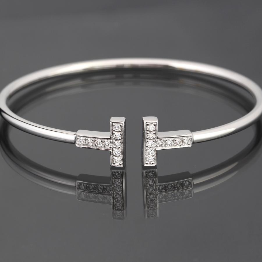 TIFFANY&Co.（ティファニー） 美品 T ワイヤー ブレスレット 純正