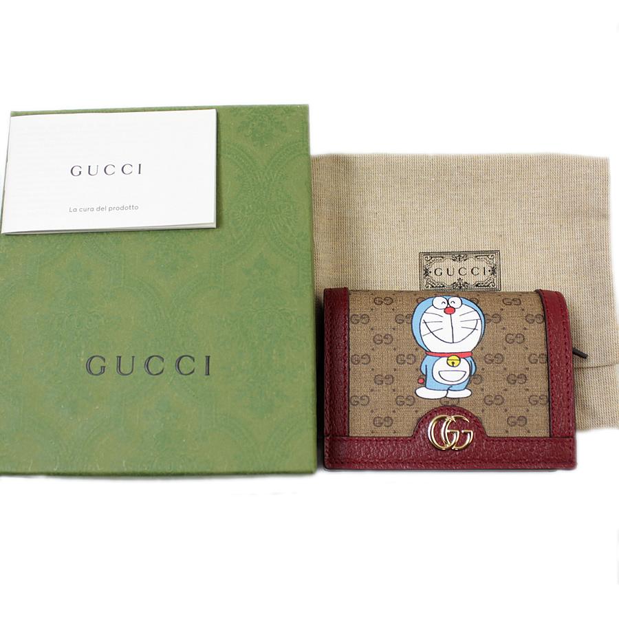 未使用品 GUCCI グッチ 財布 GGドラえもん 2021年 ミニGGスプリーム 