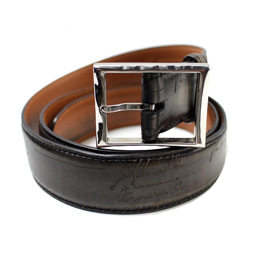Berluti ベルルッティ カリグラフィー ベルト 美品 35mm 95/38-