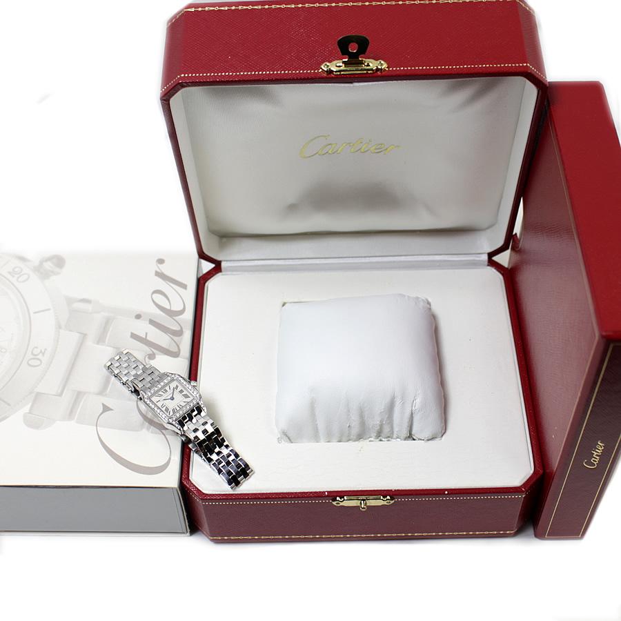 サトコカルティエ　サントスドゥモアゼル　美品　ダイヤモンド 美品 カルティエ Cartier 時計 サントスドゥモワゼル SM アフター