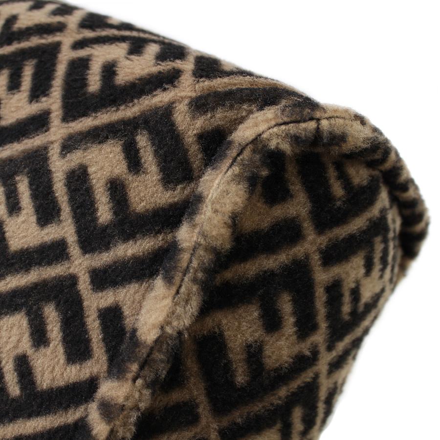 FENDI 美品 フェンディ ズッカ ファー ハンドバッグ レア商品