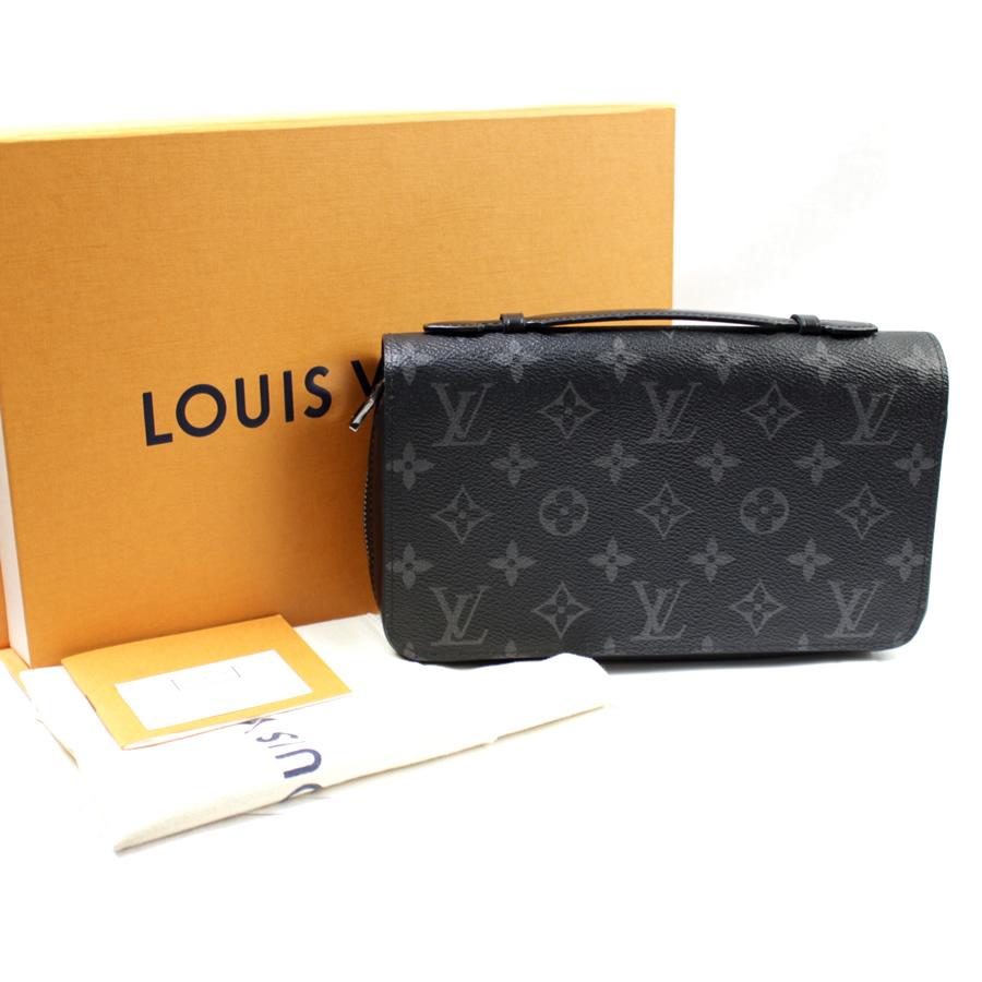 美品 ルイヴィトン モノグラム エクリプス ジッピーXL ラウンド 長財布