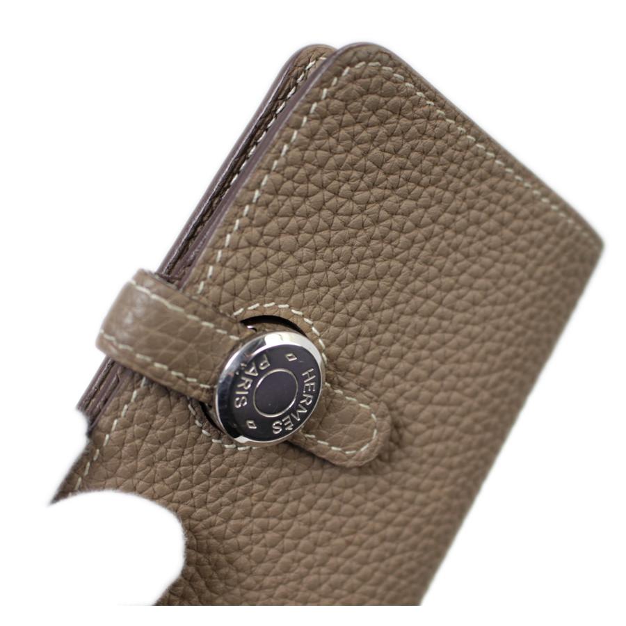 美品 HERMES エルメス ドゴン コンパクト 財布 カードケース コイン