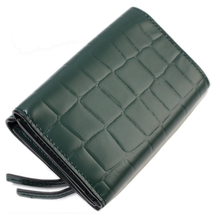 未使用品 BALENCIAGA バレンシアガ ペーパーミニ 640107 緑 クロコ