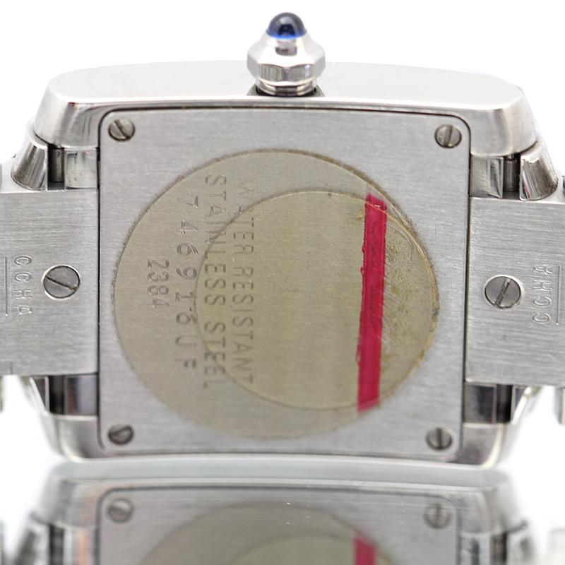 美品 カルティエ Cartier タンクフランセーズ 2384 SM アフター ダイヤ