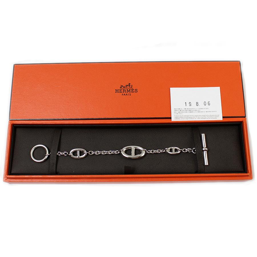 HERMES　シェーヌダンクル　美品 HERMES 美品 エルメス シェーヌダンクル ブレスレット 925 15cm
