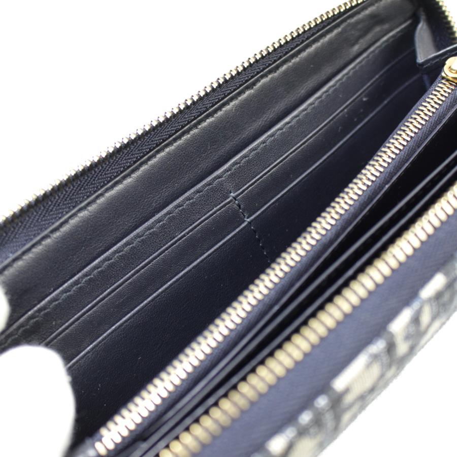 美品！箱有り！DIOR ケース付き二つ折り財布 オブリーク ジャカード 国内直営即発】Cool！DIOR☆オブリークジャカード 2つ折り財布 (Dior