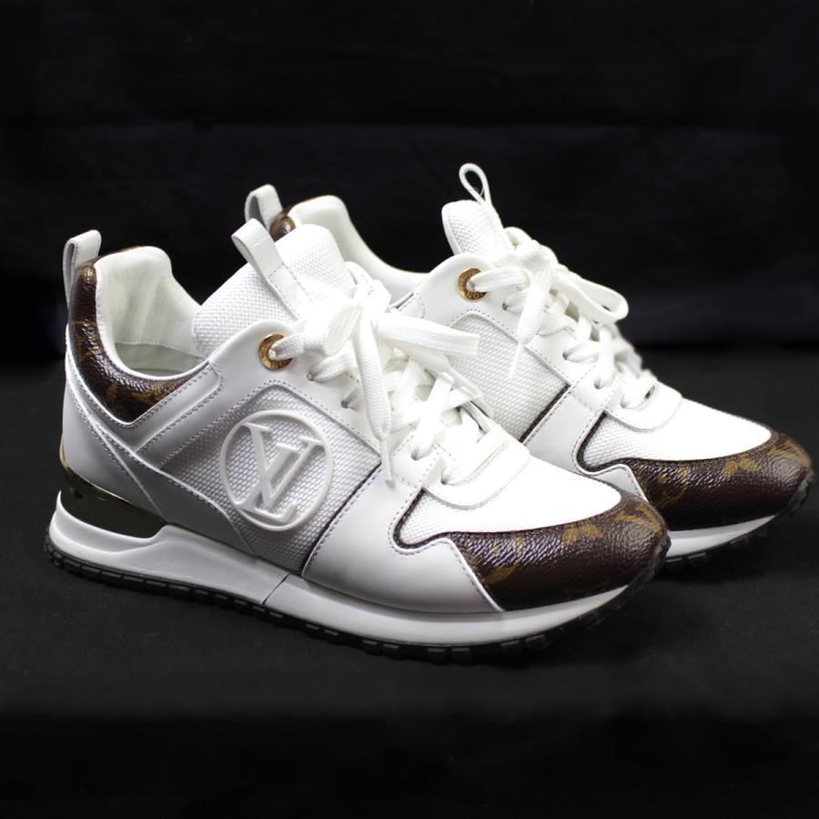 【美品】LOUIS VUITTON ランアウェイライン　厚底スニーカー LOUIS VUITTON - 未使用ルイヴィトンランアウェイ・ライン