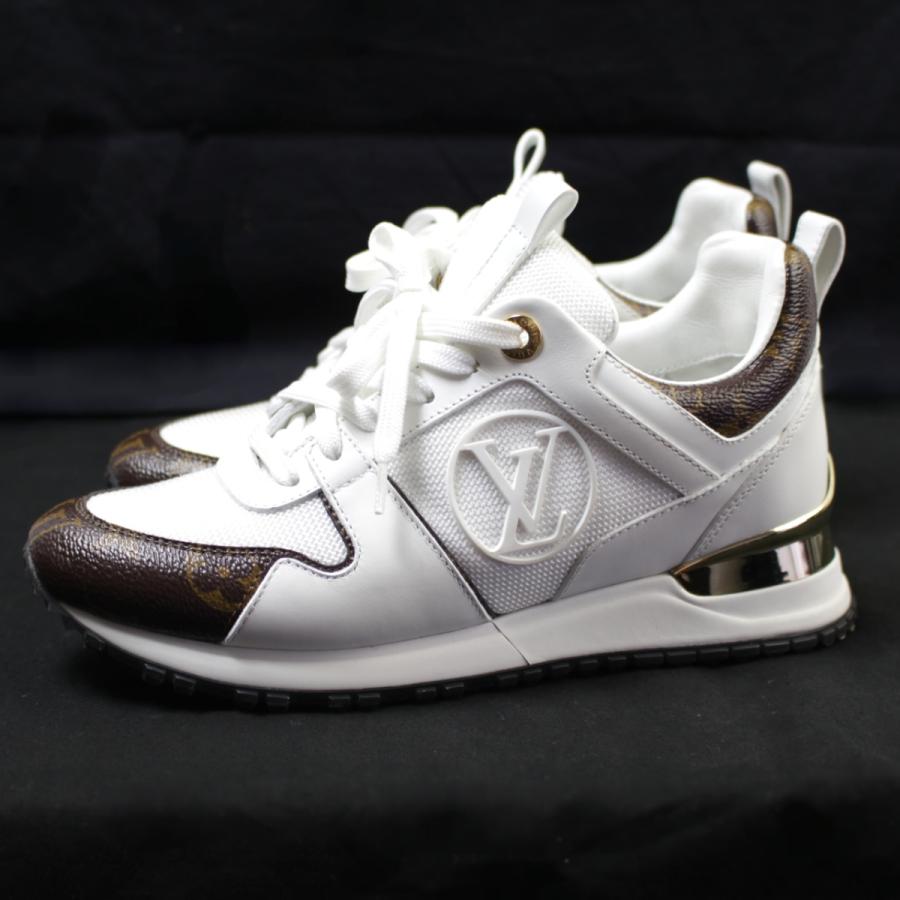 LOUIS VUITTON】RUN AWAY スニーカー モノグラム 35 ルイヴィトン