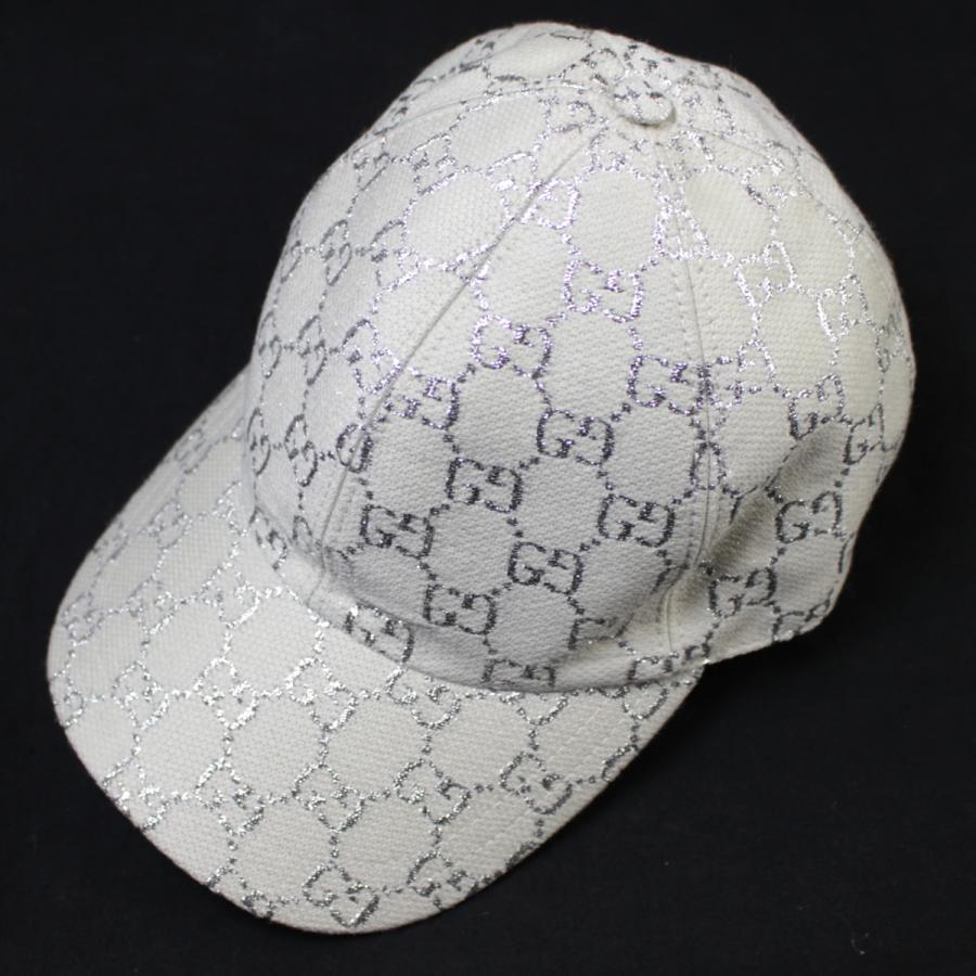 GUCCI（グッチ） 美品 GG キャンバス ベースボール キャップ 631953
