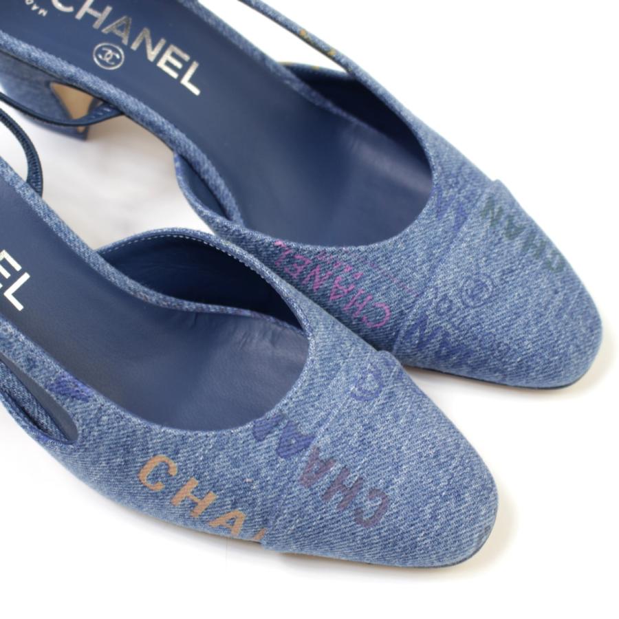 CHANEL シャネルデニムサンダルミュール 37