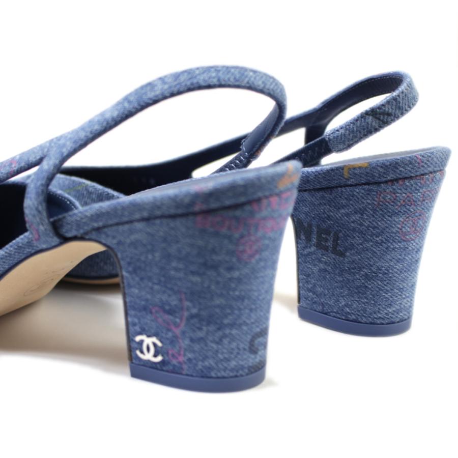 CHANEL シャネルデニムサンダルミュール 37