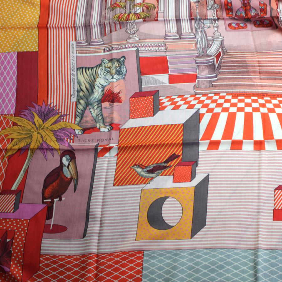 HERMES（エルメス） 未使用品 スカーフ カレ140 GRAND THEATRE/グラン 