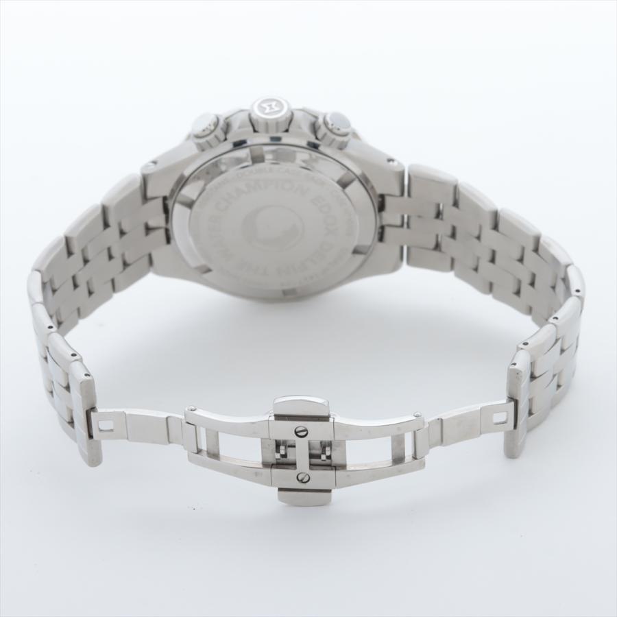 EDOX（エドックス） 美品 デルフィン 10109 1427104 SS QZ グリーン