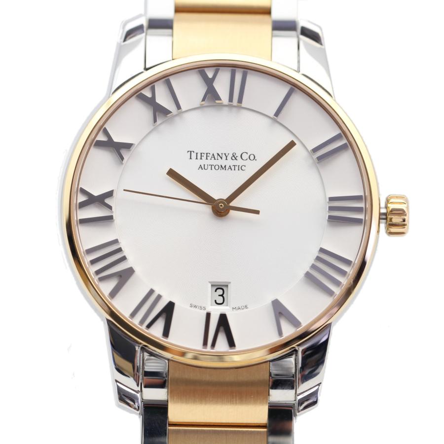 目立ったキズなし】Tiffany アトラスドーム メンズ 白文字盤