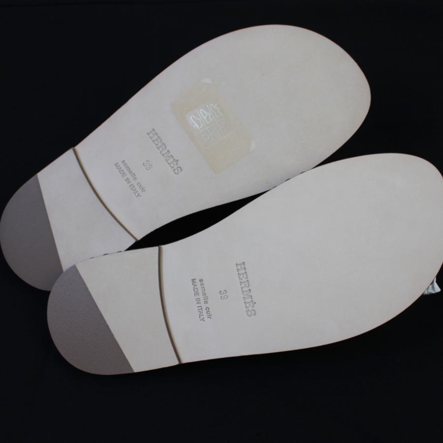 HERMES（エルメス） 新作 未使用品 サンダル【イズミール】ブラック 黒