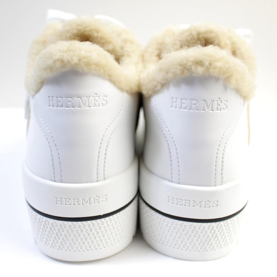 HERMES（エルメス） 未使用品 スニーカー 《デア》白 / エクリュ 正規