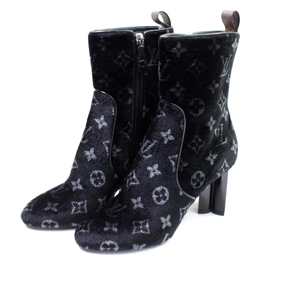 LOUIS VUITTON ルイヴィトン アンクルブーツ シルエット・ライン シルエット・ライン アンクルブーツ レディース | LOUIS VUITTON | 24S