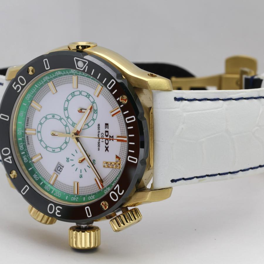 EDOX（エドックス） 美品 クロノオフショア1 5Pダイヤモンド 10221 178