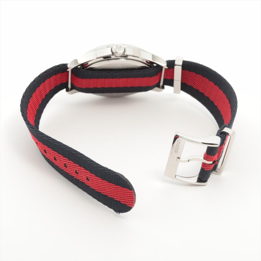 GUCCI（グッチ） 美品 Gタイムレス タイガー YA126.4 SS×ナイロン QZ