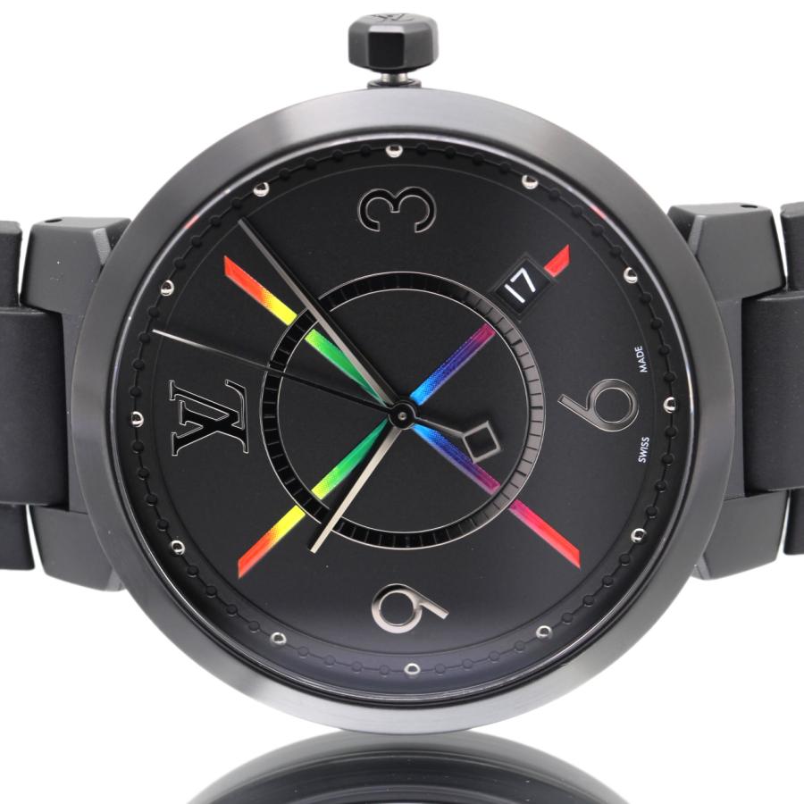 LOUIS VUITTON（ルイ・ヴィトン） 極美品 タンブールスリム レインボー