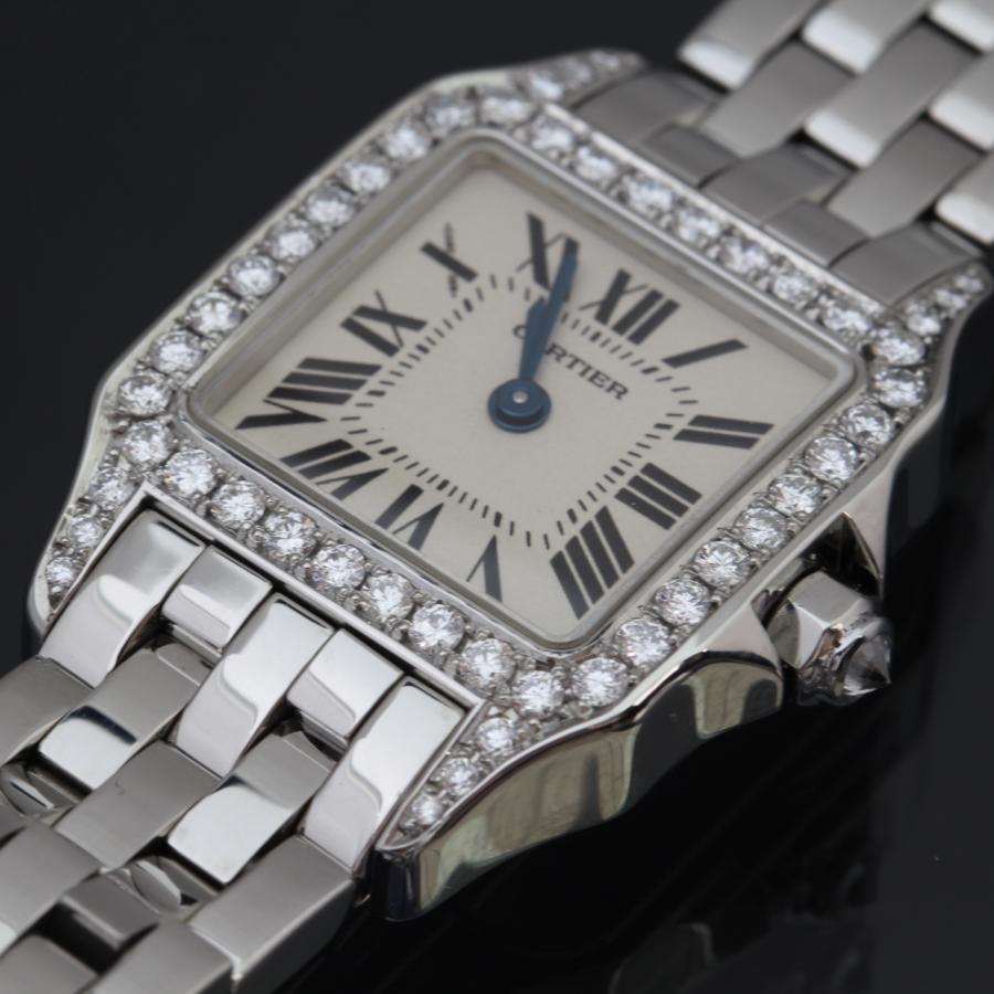 Cartier 美品 カルティエ サントスドゥモワゼル SM アフター