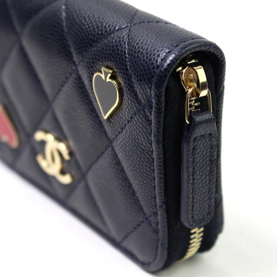 CHANEL（シャネル） 美品 キャビアスキン スペード＆ハート ココマーク