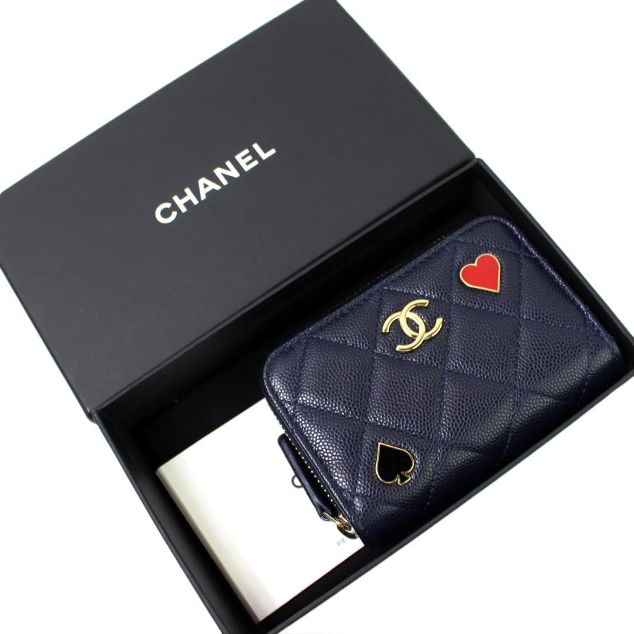 CHANEL（シャネル） 美品 キャビアスキン スペード＆ハート ココマーク