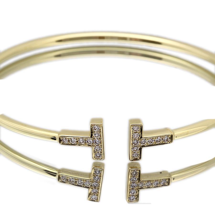 TIFFANY&Co.（ティファニー） 美品 T ワイヤー ブレスレット アフター