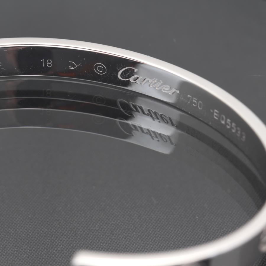 Cartier 美品 カルティエ オープン ラブブレス WG アフター Cartier 美品 カルティエ オープン ラブブレス WG アフター