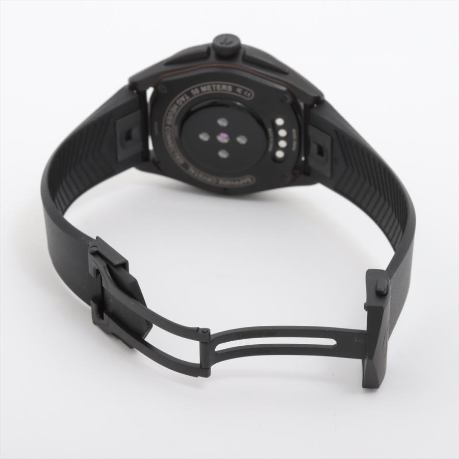 TAG HEUER 極美品 タグホイヤー コネクテッド Ti×ラバー QZ デジタル  