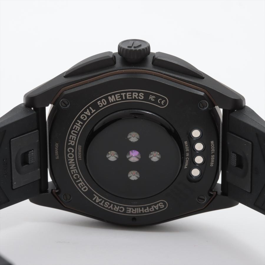 TAG HEUER 極美品 タグホイヤー コネクテッド Ti×ラバー QZ デジタル  