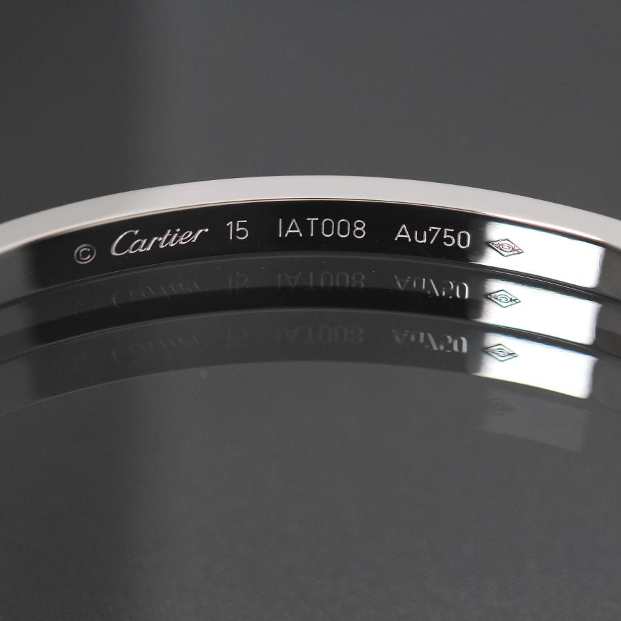 Cartier 美品 カルティエ ラブブレス SM 新型 WG アフターパヴェ Cartier 美品 カルティエ ラブブレス SM 新型 WG アフターパヴェ