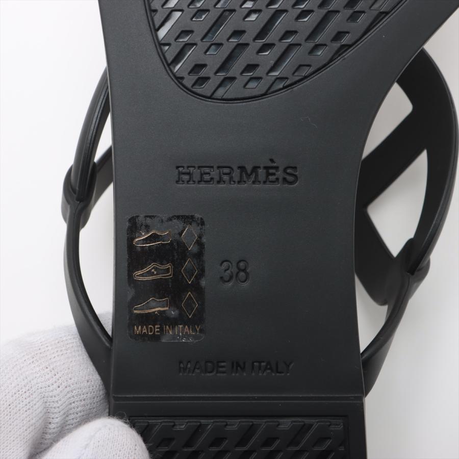 HERMES（エルメス） 未使用品 エジェリ ラバー サンダル 38 レディース