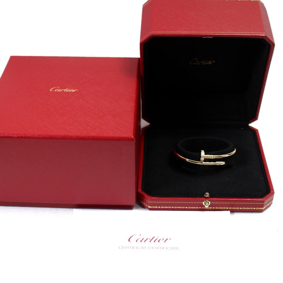 Cartier 美品 カルティエ 新型 ジュストアンクル ダイヤモンド Cartier 美品 カルティエ 新型 ジュストアンクル ダイヤモンド