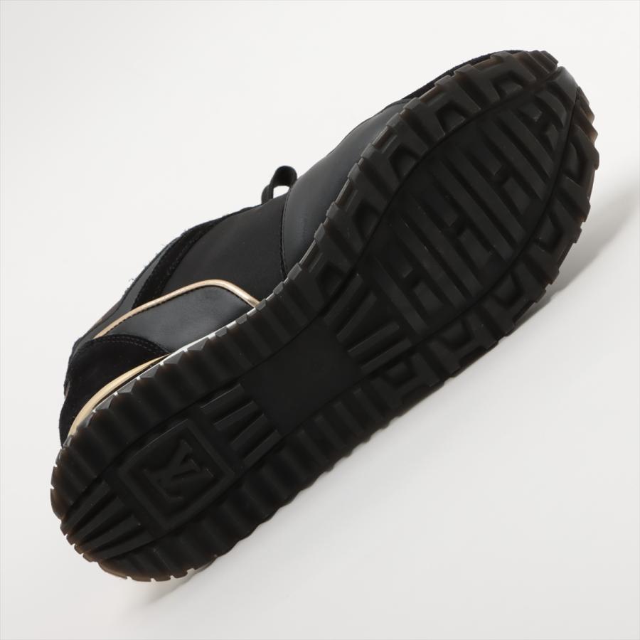 ルイヴィトン★ランアウェイ レザー LV モノグラム スニーカー(37 1/2) LOUIS VUITTON（ルイ・ヴィトン） 美品 モノグラム ランアウェイ