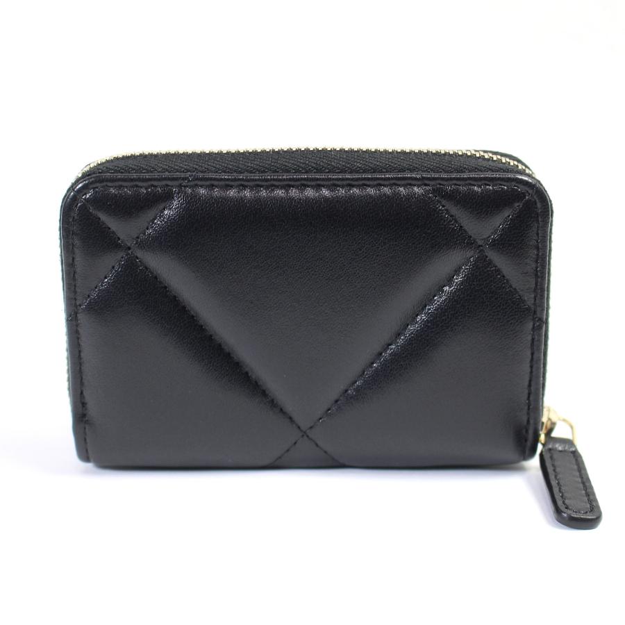 CHANEL 19 新品 シャネル コインケース カードケース ラムスキン 
