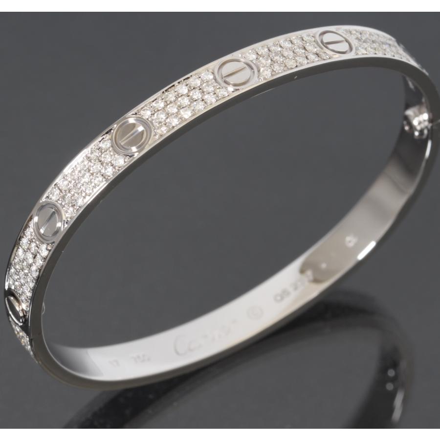 Cartier カルティエ ラブブレス 750 WG パヴェダイヤ アフター Cartier カルティエ ラブブレス 750 WG パヴェダイヤ アフター
