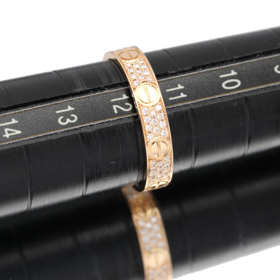 Cartier（カルティエ） 美品 ミニラブリング 3列 アフターダイヤモンド