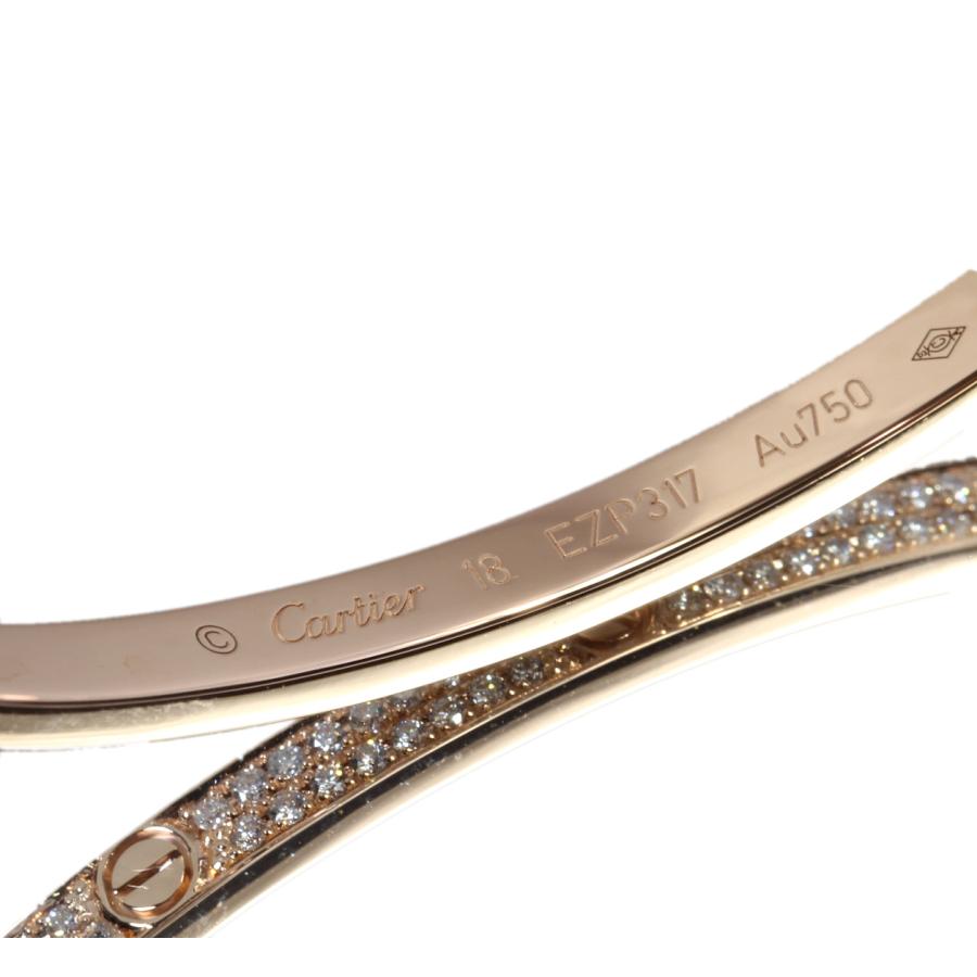 Cartier 美品 カルティエ ラブブレス SM 新型 PG アフターパヴェ Cartier 美品 カルティエ ラブブレス SM 新型 PG アフターパヴェ
