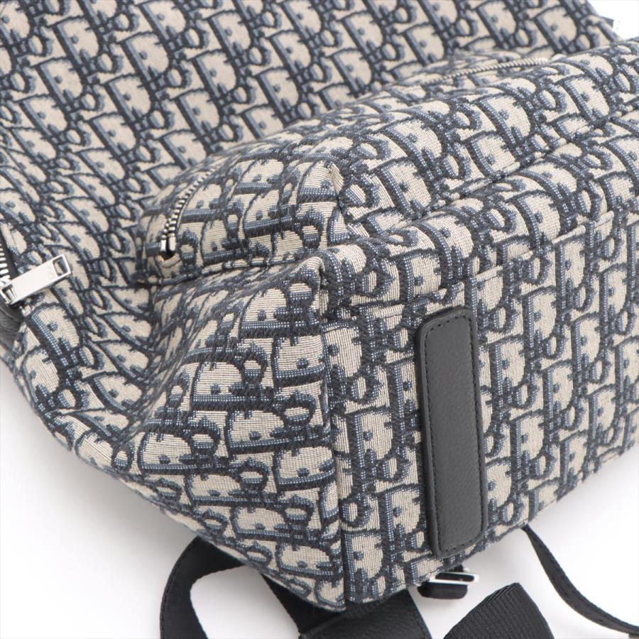 【極美品】Dior ディオール/オブリークジャガードバックジップレザー Christian Dior（クリスチャン・ディオール） 美品クリスチャン