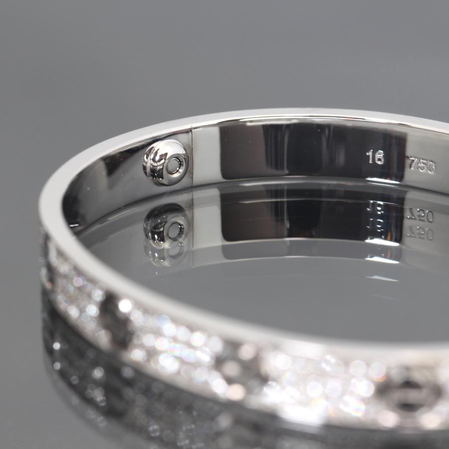 Cartier（カルティエ） 旧タイプ ラブブレス 750 WG パヴェダイヤ