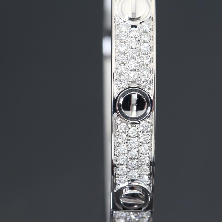 Cartier（カルティエ） 旧タイプ ラブブレス 750 WG パヴェダイヤ