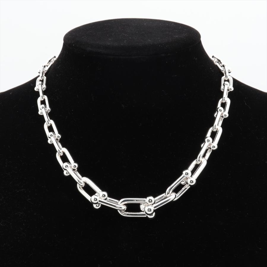 美品 ティファニー ハードウェア グラジュエイテッドリンク ネックレス TIFFANY&Co.（ティファニー） ハードウェア グラジュエイテッド リンク