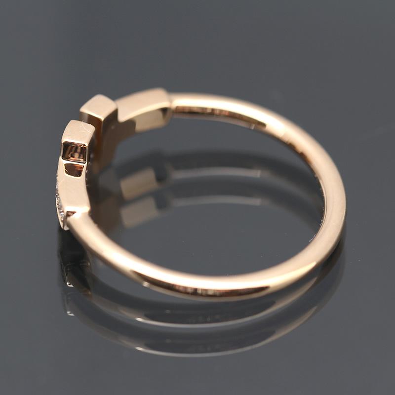 TIFFANY&Co.（ティファニー） 美品 T スマイル ワイヤー ダイヤモンド