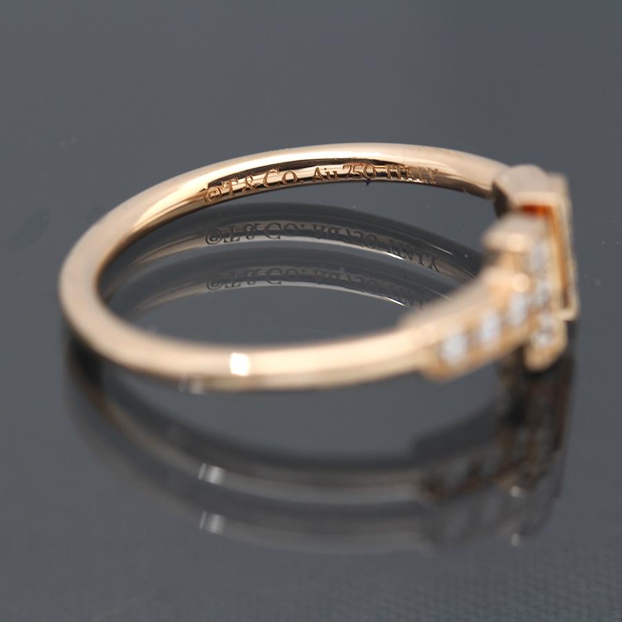 TIFFANY&Co.（ティファニー） 美品 T スマイル ワイヤー ダイヤモンド