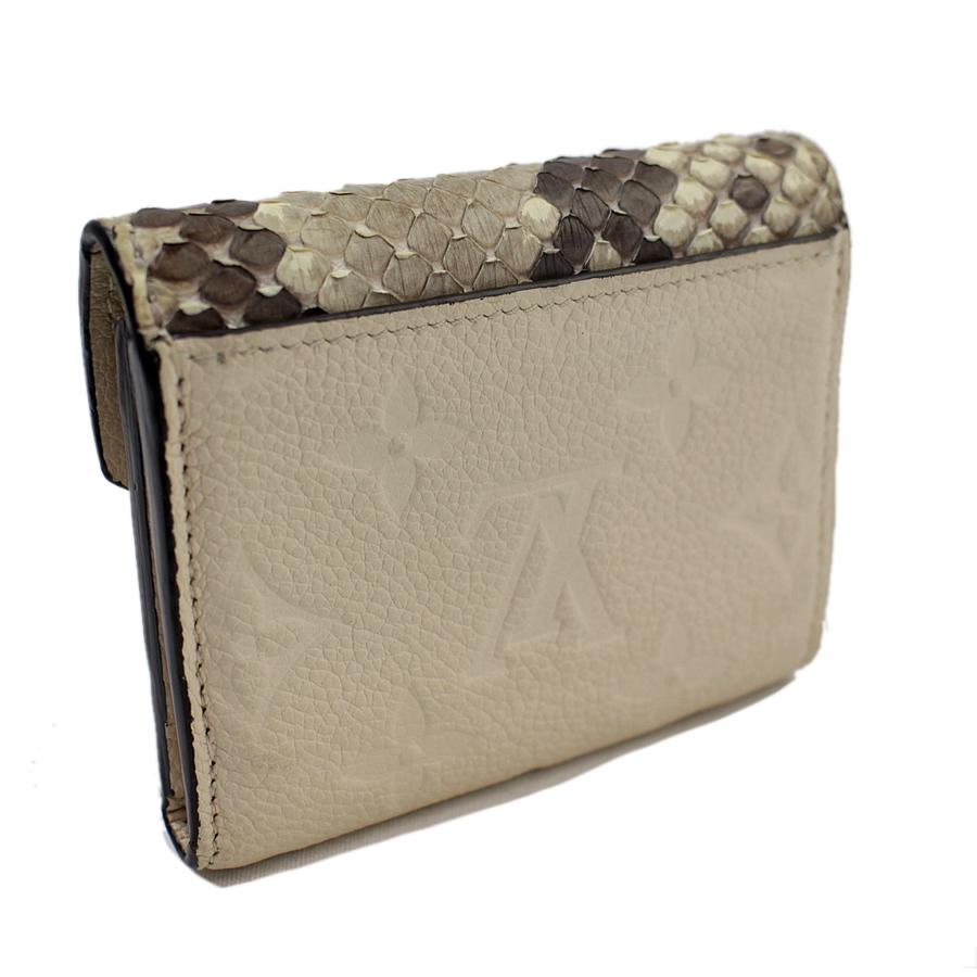 ルイ ヴィトン モノグラム アンプラント ポルトフォイユ ゾエ パイソン